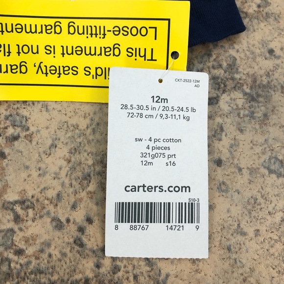 😎 3/$10 Carter’s 12M pajama bundle - Picture 6 of 6